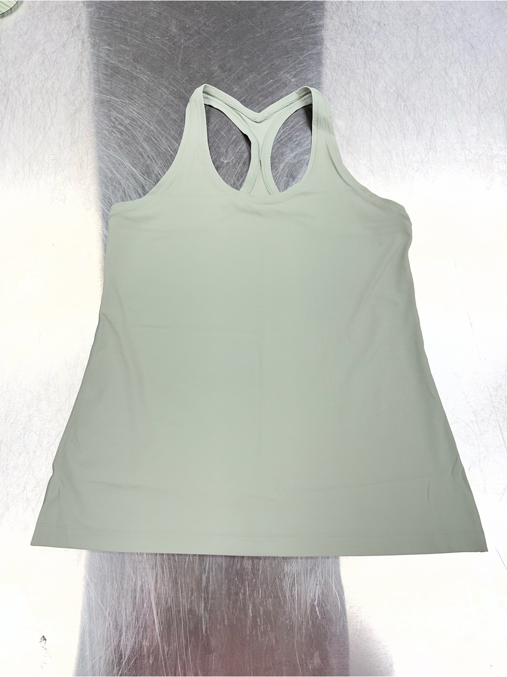 lululemon athletica Light Sage Racerback Tank Women’s L or XL